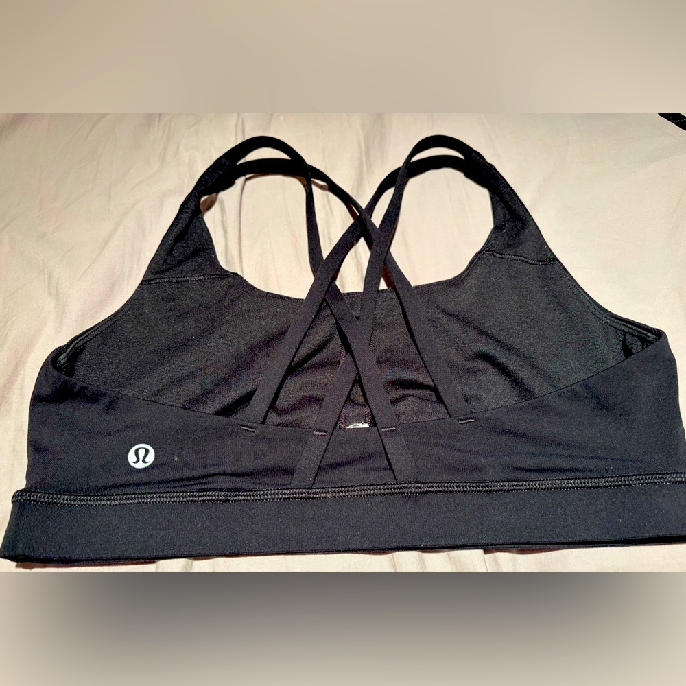 lululemon athletica Black Performance Sports Bra